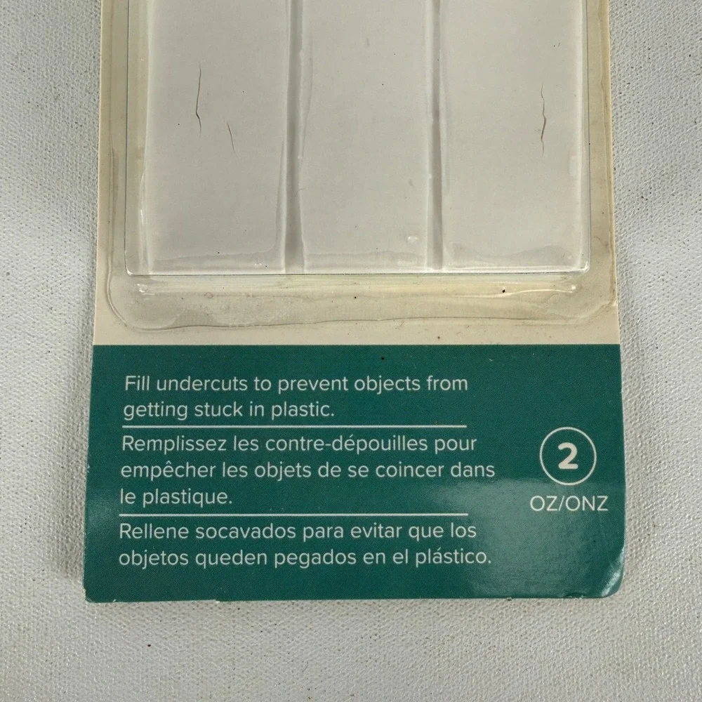Lot of 5 We R Memory Keepers Mold Press Undercut Clay 2oz White 661308